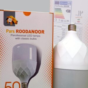 لامپ LED حبابی 50 وات پارس رودانور