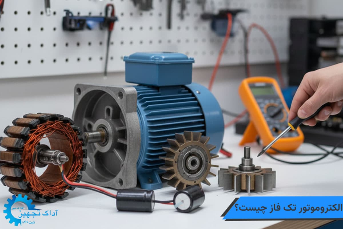 الکتروموتور تک فاز چیست؟